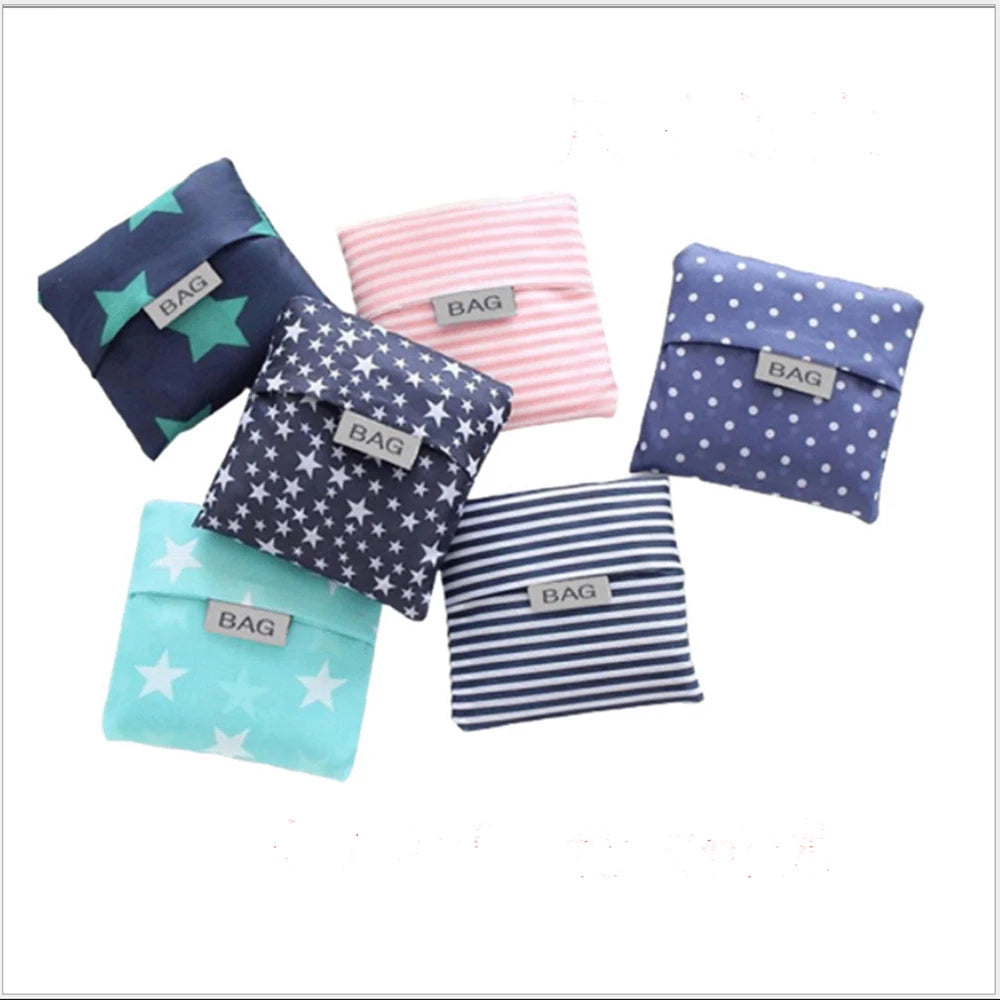 Shopping bag Eco-friendly bag Storage bag shoulder Grocery bags Shoulder Market Bags Reusable foldable Supermarket Shop bags - AMULET RING STORE