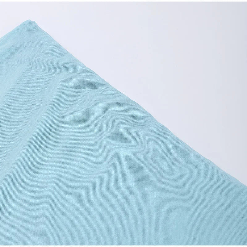 Vacation Hollow Out Mesh Long Sling Dress For Women Y2k Irregular Sleeveless Side Split Beach Suspender Dress Lady Evening Robe - AMULET RING STORE