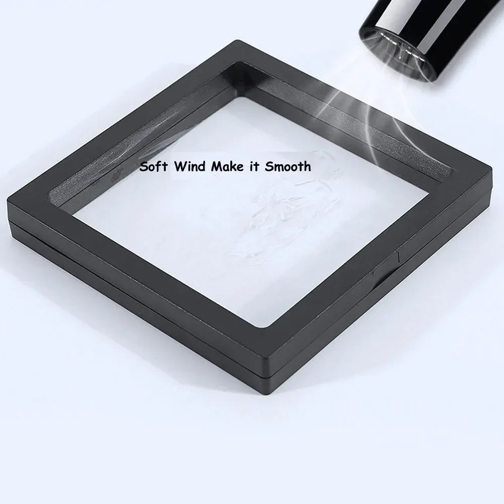 1PC Diamond Display Stand 7x7cm White Black Box Coin Collection Decoration Ring Earring Showing Holder Gemstone Storage Gift Box - AMULET RING STORE