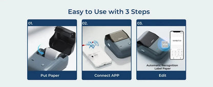 Niimbot B1 Mini Portable Thermal Printer Self-Adhesive Sticker Label Maker Pocket Printer Labeling Machine