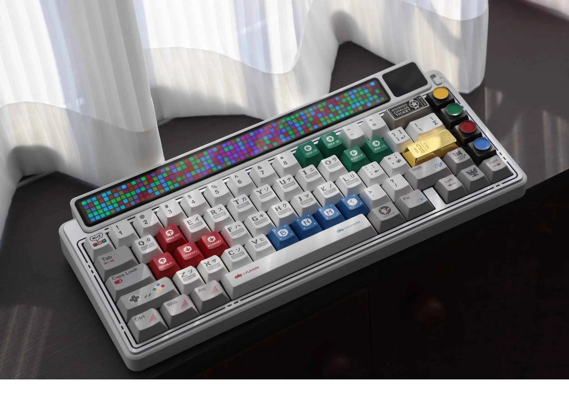 Gold Bar Shape Theme Keycaps Set Zinc Alloy Enter Key Cherry Profile Custom Original Handmade Keycaps for Mechanical Keyboard