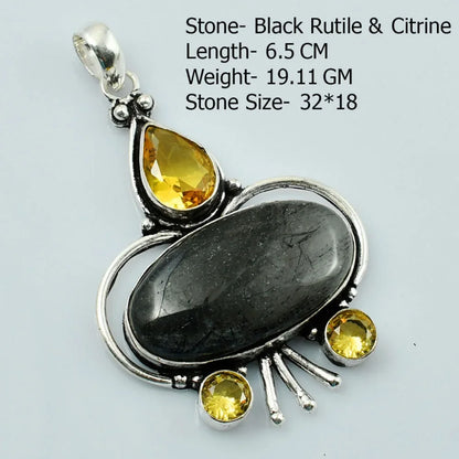 Genuine  Jasper Sodalite  Agate Turquoise   Pendant