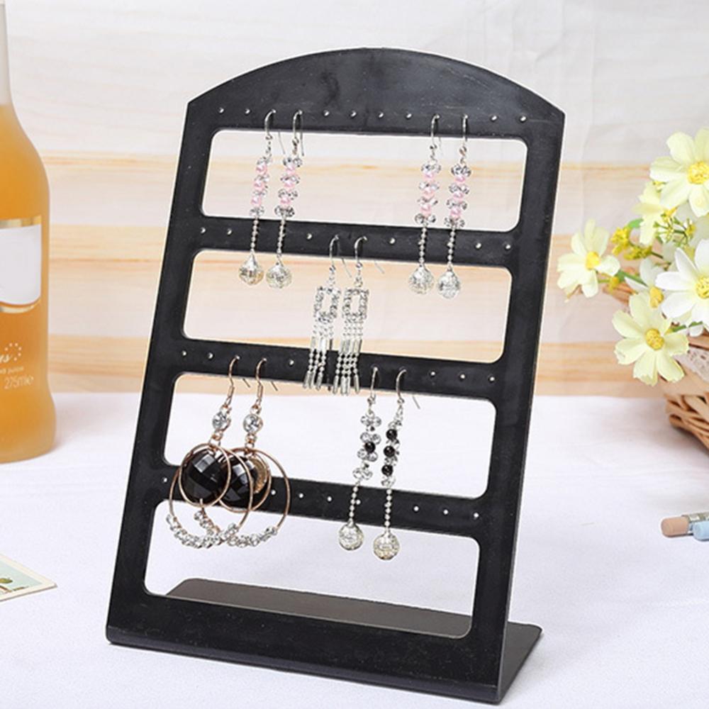 24/48 Holes Earrings Display Stand Holder Jewelry Show Rack Acrylic Organizer - AMULET RING STORE