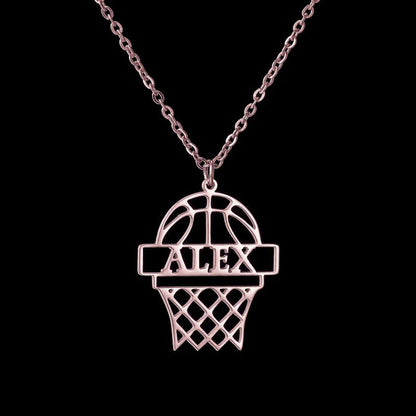 Custom Name Necklace Football Sports Style Personalized Men Customized Chains Stainless Steel For Male Jewelry Birthday Gifts