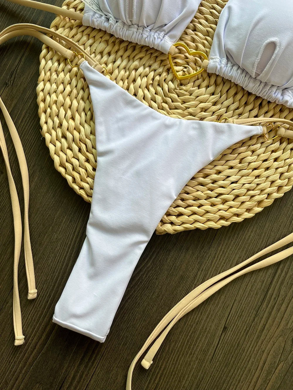 RUOTONSEPT Sexy Halter Solid color Bikini Set Women's Swimsuit Two-piece Triangle Thong Swimwear Bathing Suit Brazilian Biquinis - AMULET RING STORE