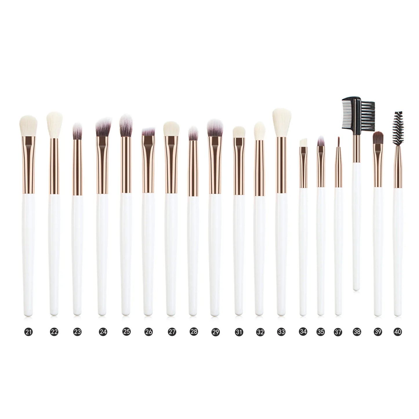 40makeup brush suit portable models full set makeup tools powder brush powder foundation brush eye shadow brush - AMULET RING STORE