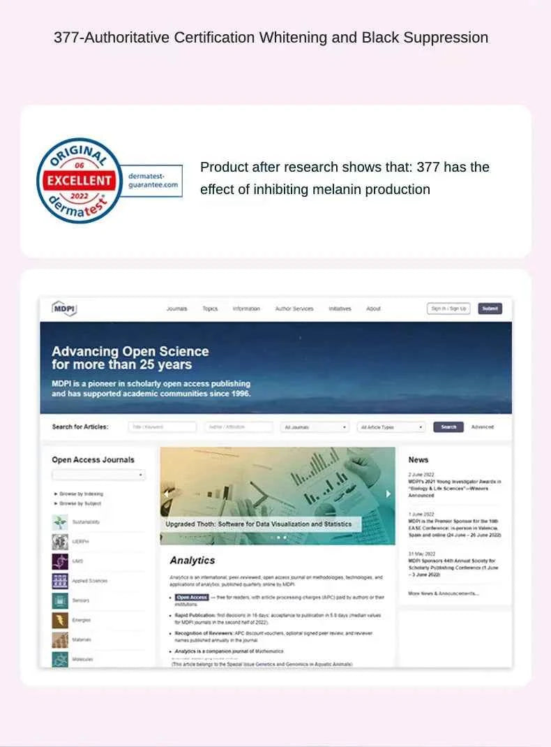 28 pcs/set 377 Whitening Ampoule Essence, Vitamin C Anti-Aging Essence, Niacinamide Brightening Essence Korean Skincare Products