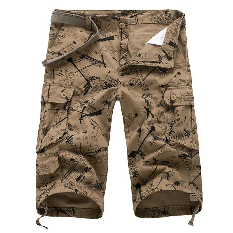 2025 Summner Fashion Cotton Mens Cargo Shorts Camouflage Male Shorts Multi-Pocket Casual Camo Outdoors Tolling Homme Short Pants