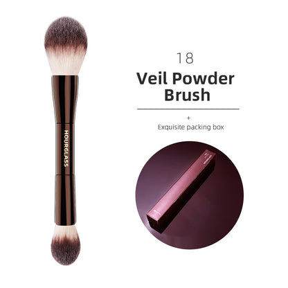 Hourglass Makeup Brushes Powder Foundation Concealer Blusher Bronzer Eye Shadow Eyebrow Eyeliner Sculpting Brush - AMULET RING STORE