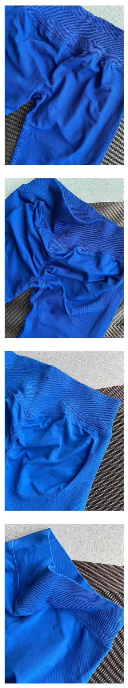 TKITK Leggings Women Seamless Sports Yoga Pants Low Ribbed Band Gym clothes Fitness Workout wear Scrunch Bum Tights - AMULET RING STORE