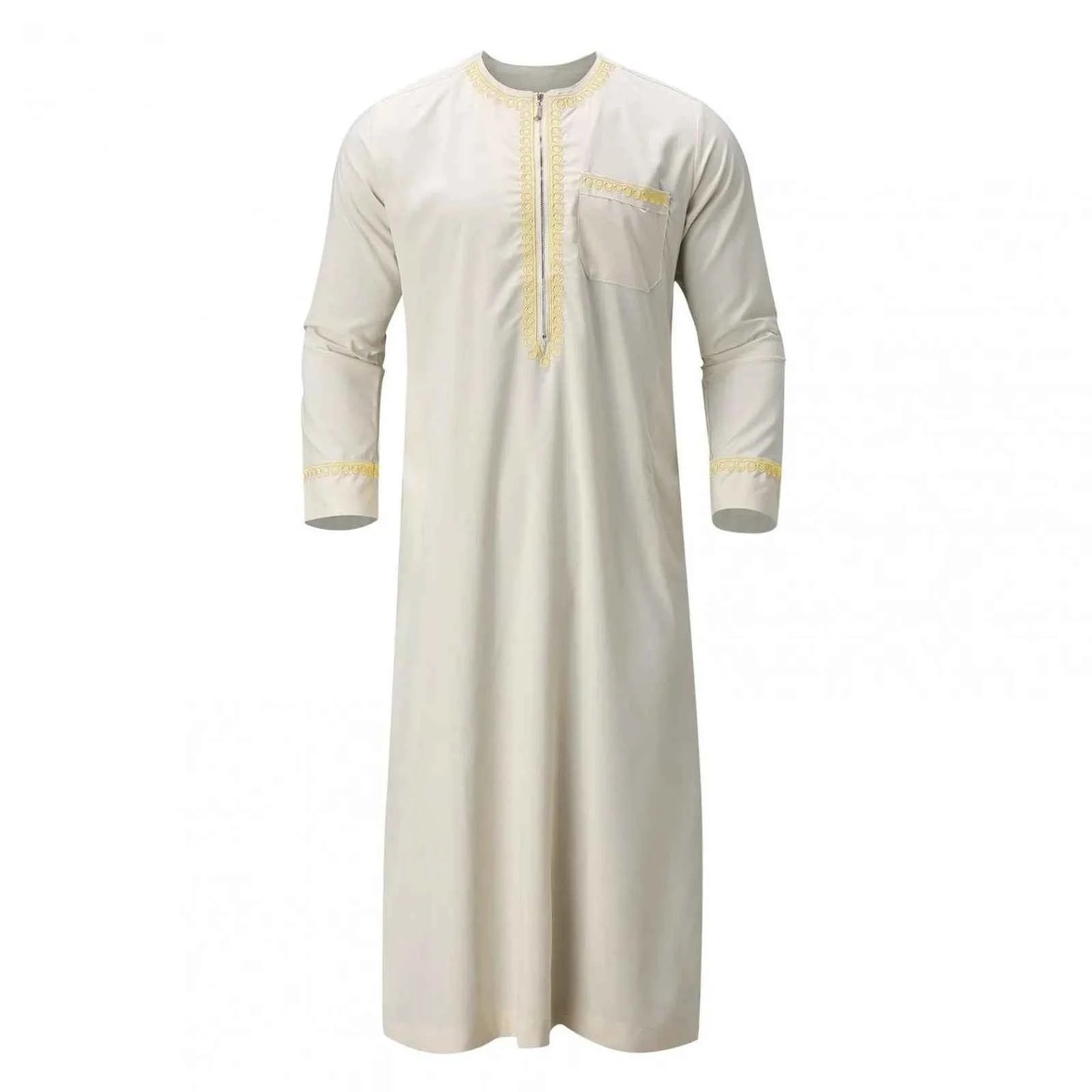 Muslim Fashion Men Jubba Thobes Arabic Pakistan Dubai Kaftan Abaya Robes Islamic Clothing Saudi Arabia Black Long Blouse Dress