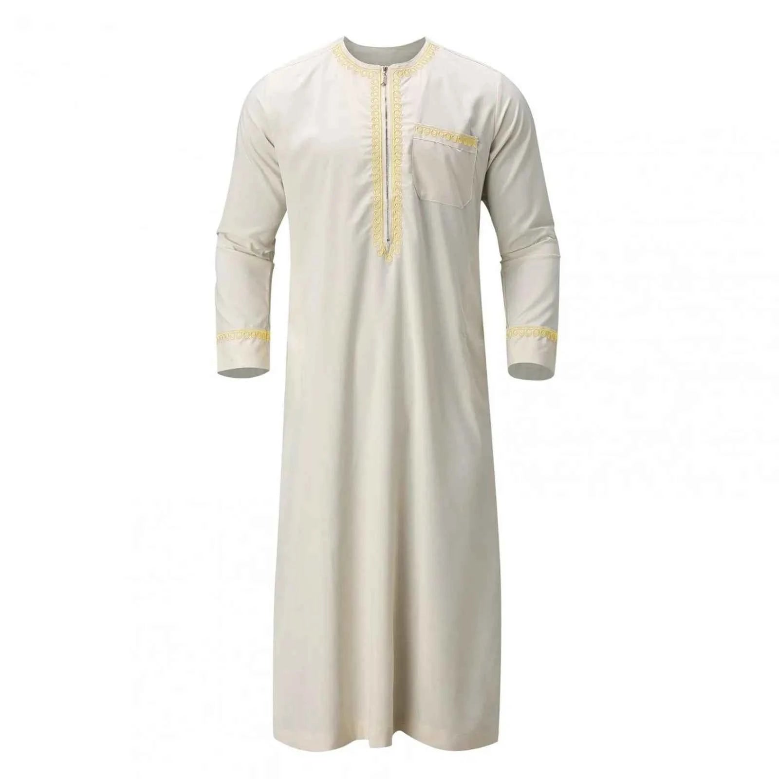 Muslim Fashion Men Jubba Thobes Arabic Pakistan Dubai Kaftan Abaya Robes Islamic Clothing Saudi Arabia Black Long Blouse Dress