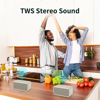 Mlove A100 Portable Bluetooth Speaker Wireless Bluetooth 5.3 Stereo Sound 24-Hour Playtime Rich Bass IPX5 Waterproof - AMULET RING STORE