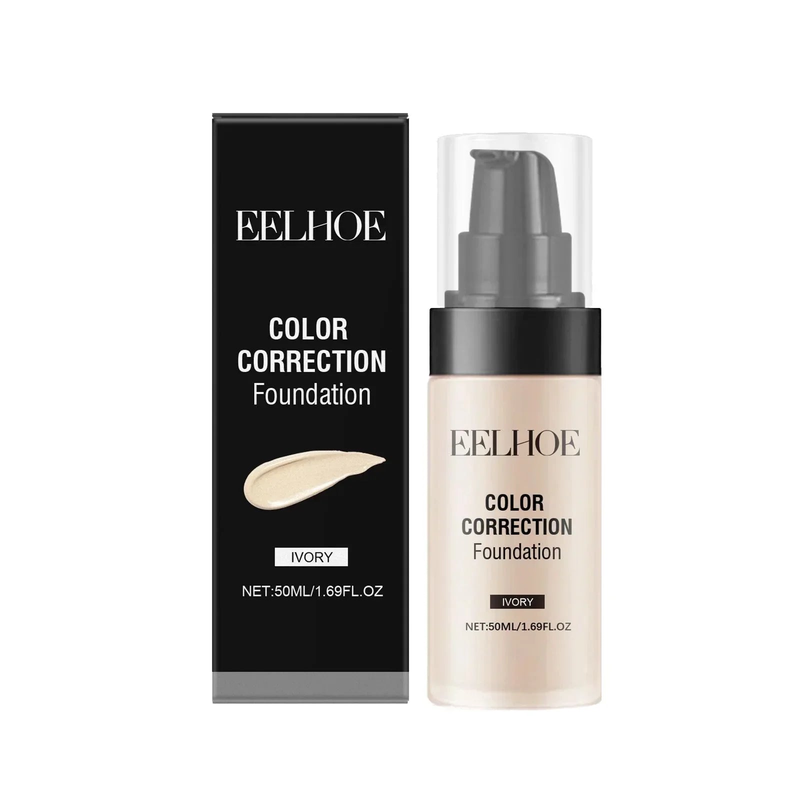 50ML Liquid Foundation CC Cream Matte Full Coverage Moisturizing Brightening Concealer BB Cream Oil Control Makeup Cosmetics - AMULET RING STORE