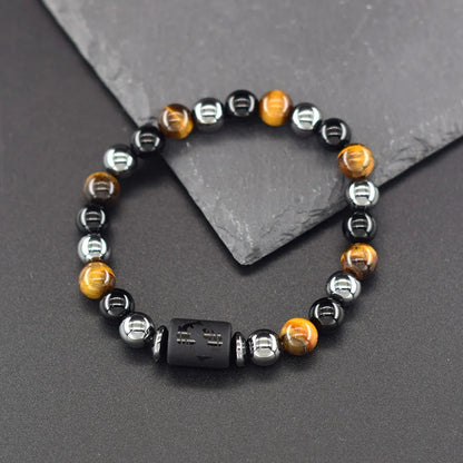 12 Zodiac Sign Bracelet Homme Constellation Bracelet for Men Aries Virgo Leo Libra Charm Bangle Women Friendship Jewelry on Hand