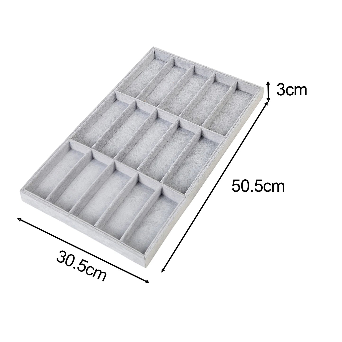 Fashion Glasses Cases Beige 10 Grids Sunglasses Display Box Sunglasses Display Glasses Display Props Jewelry Organizer Tray - AMULET RING STORE