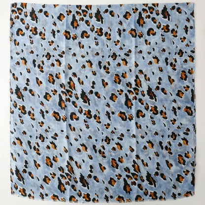 88*180cm Leopard Print Women Viscose Scarf Summer Beach Shawl Cotton Linen Feeling Tassel Pashmina Muslim Hijab Wrap Lady