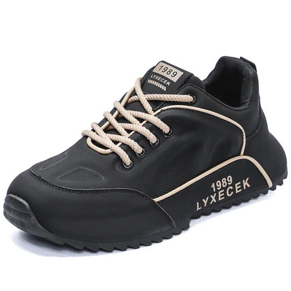 Leisure Sports Shoes Men's New Increase Thick Sole Non-slip Vulcanized Running Bag with Breathable Spring and Autumn Men's Shoes - AMULET RING STORE