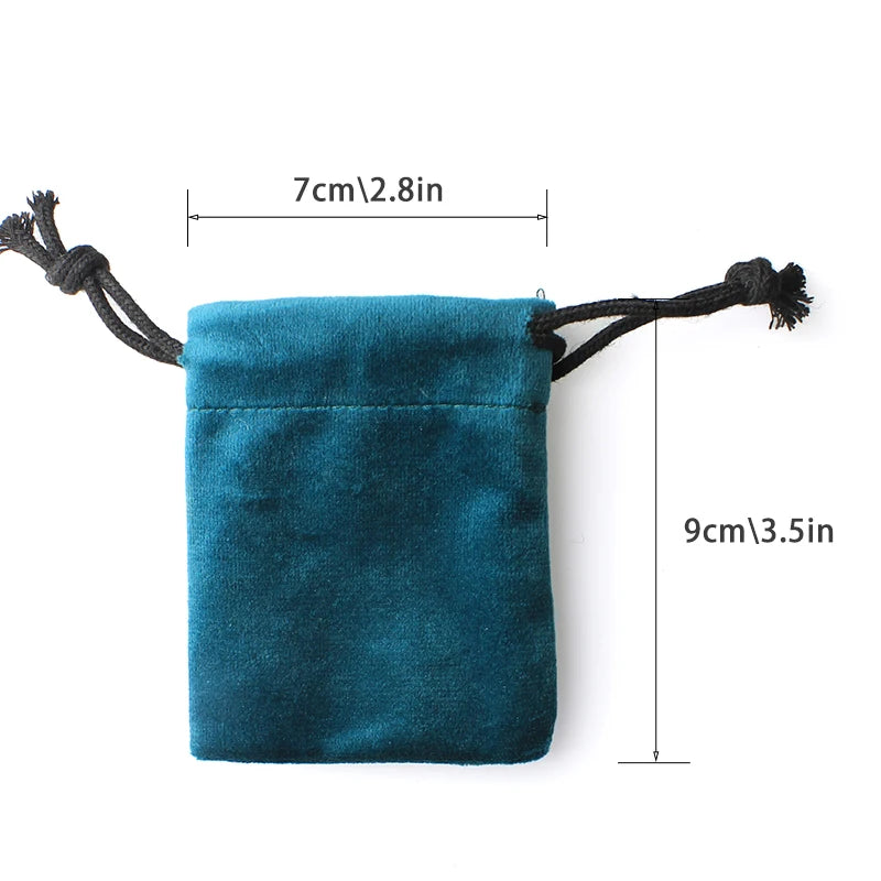 Multi Color Velvet Bag Jewelry Packing Velvet Drawstring Pouches Jewelry Gift Bags Display Chain Ring Packing Bags As Gift 1pcs - AMULET RING STORE
