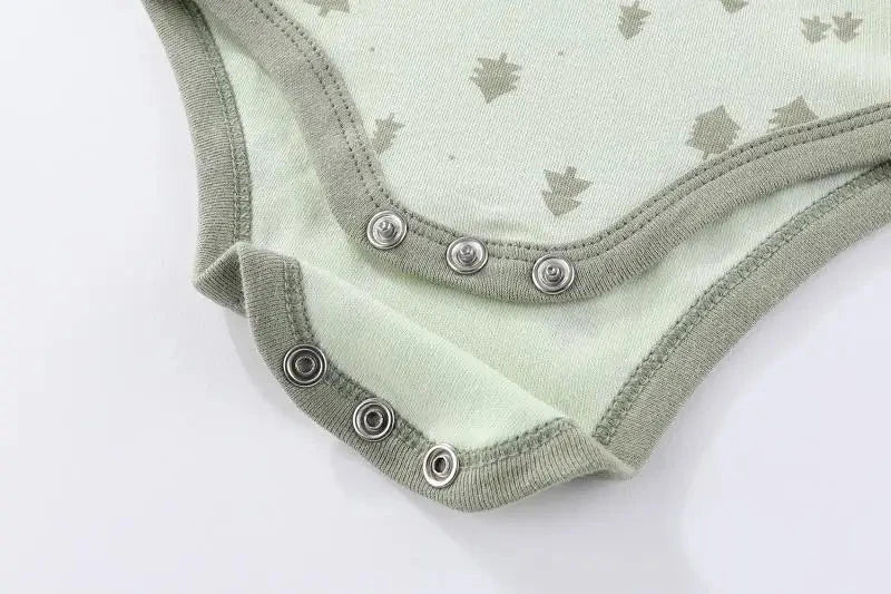 4Pieces Cotton Newborn Bodysuit Print Baby Girl Clothes 0-12M Cartoon Baby Boy Clothes Summer Short Sleeve Romper Bebes - AMULET RING STORE