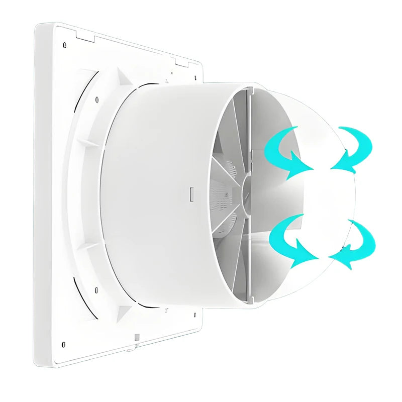 220V 4/6/7inch 110/150/180mm silence Ventilating Strong Exhaust Extractor Fan for Window Wall Bathroom Toilet Kitchen Mounted - AMULET RING STORE