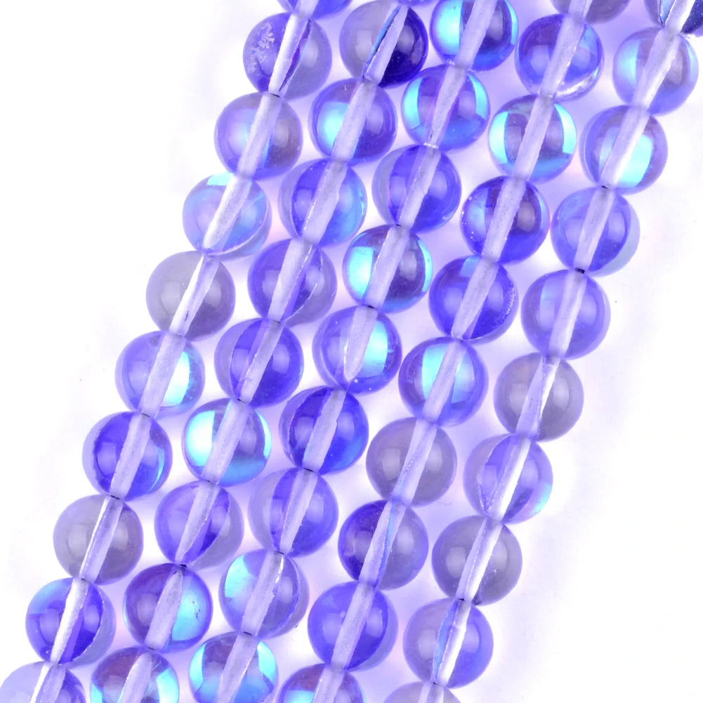 45 Styles Natural Stone Beads Amethyst Purple Jades Agate Crystal Glass Beads Jewelry Making Findings DIY Bracelet Accessories - AMULET RING STORE