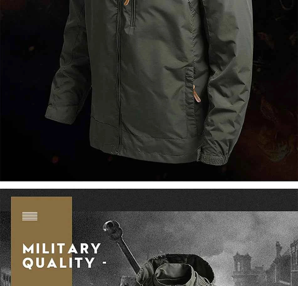 Winter Jacket Fashion Coat Hoodies Camping Hiking Jacket Men's Casual Waterproof Jacket Windbreaker Men Outerwear Men's Clothes