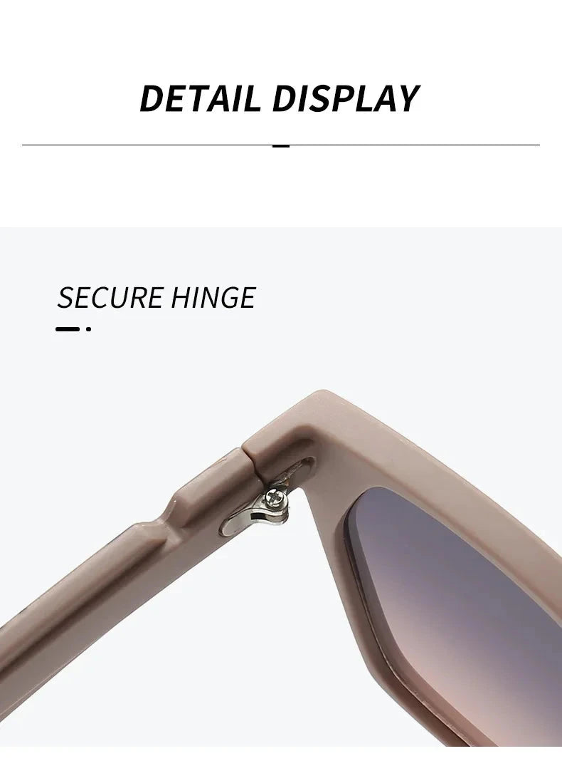 VAKA Fashion Brand Designer UV400 Sunglasses Women Men New Trendy Square Sun Glasses Female Vintage Gafas De Sol Eyeglasses