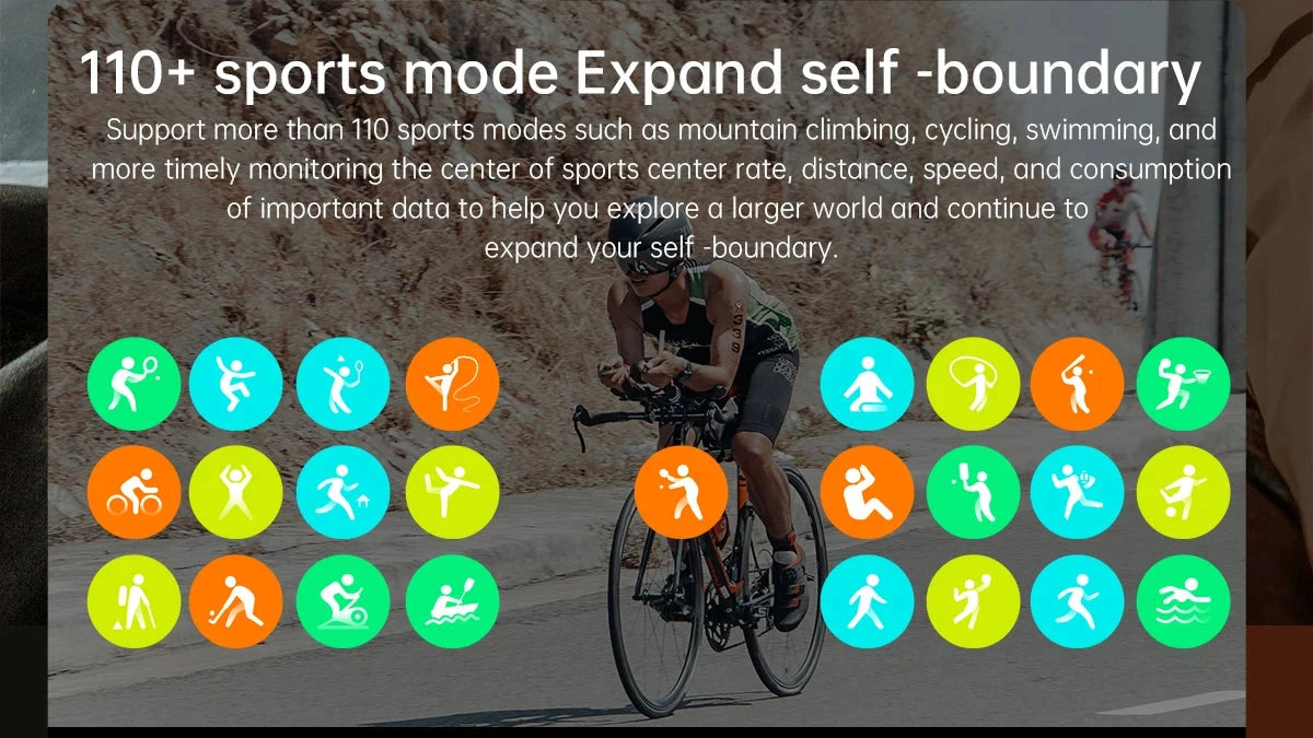 Outdoor Men Smart Watch 1.85'' 400mAh Bluetooth Call Health Monitor Swim Waterproof Sport Smartwatch for Xiaomi IOS Android 2025