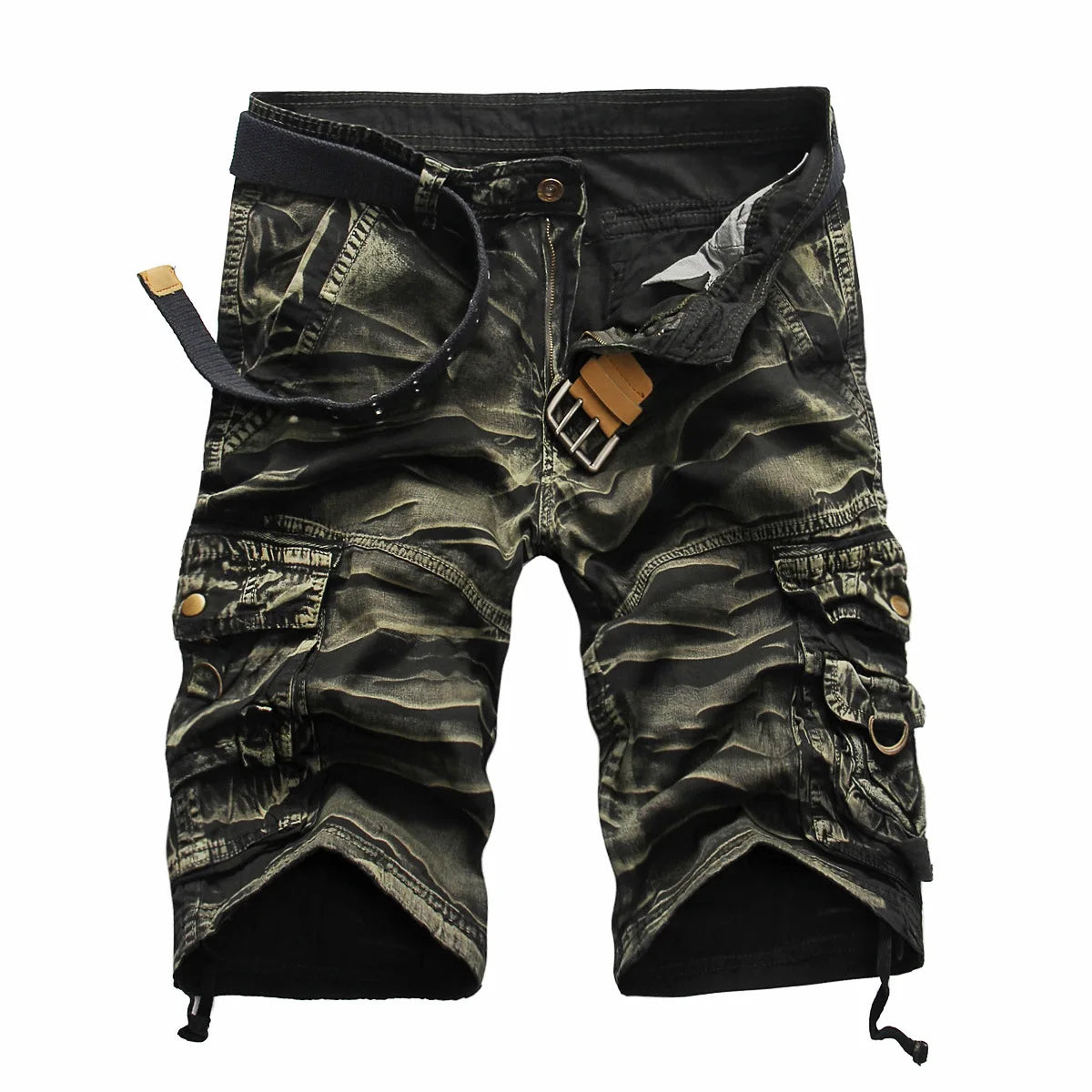 Summer Men's Cargo Shorts Multi Pocket Shorts High Quality Steetwear Cotton Camouflage Shorts Men Clothing Workwear shorts AF19