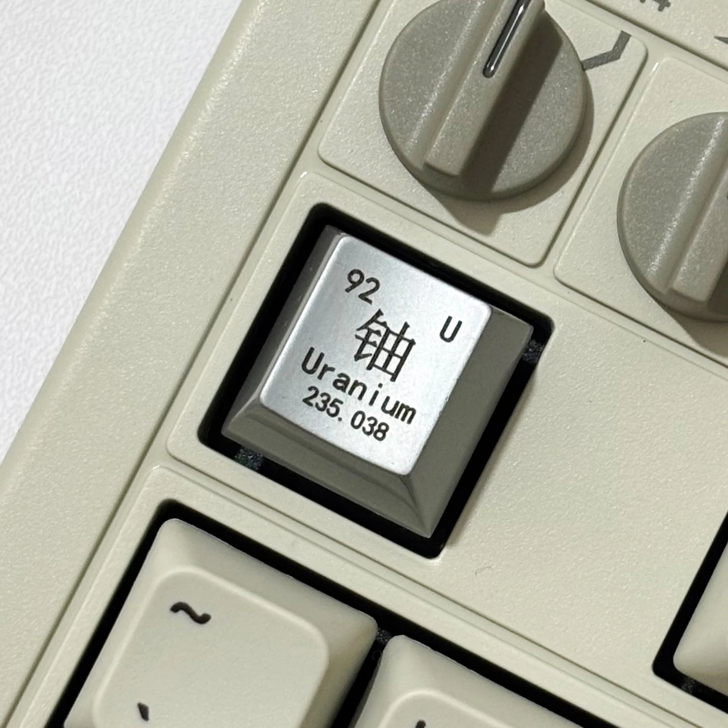 Gold Bar Shape Theme Keycaps Set Zinc Alloy Enter Key Cherry Profile Custom Original Handmade Keycaps for Mechanical Keyboard