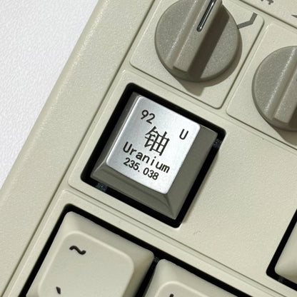 Gold Bar Shape Theme Keycaps Set Zinc Alloy Enter Key Cherry Profile Custom Original Handmade Keycaps for Mechanical Keyboard