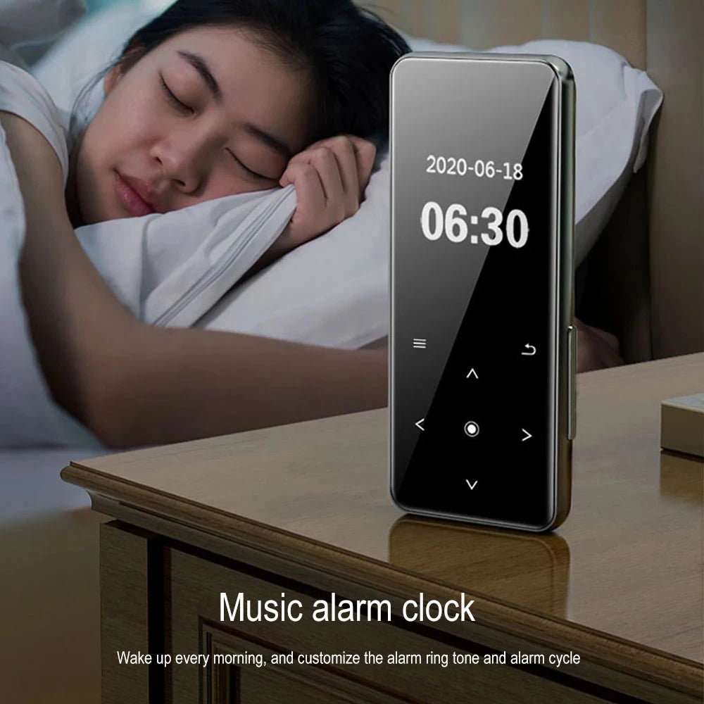 HiFi Bluetooth MP3 Player - Lossless Music Sport Earphone Portable Audio Walkman with FM E-book Recorder