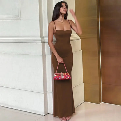 Dulzura Women Party Club Evening Streetwear Birthday Bodycon Long Dress 2025 Summer Clothes Wholesale Items For Business D321165 - AMULET RING STORE