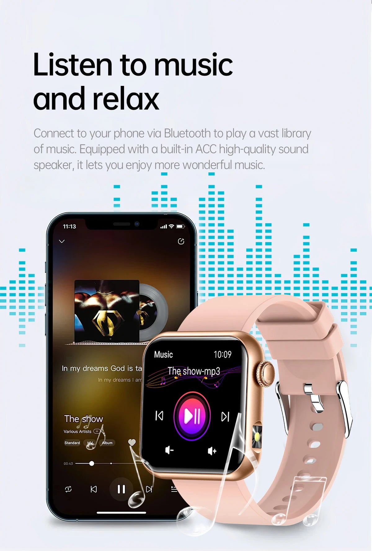 2025 New LED Women AI Smart Diagnosis Smart Watch HRV+PPG Blood Pressure Blood oxygen Health monitor IP68 NFC Smartwatches ﻿