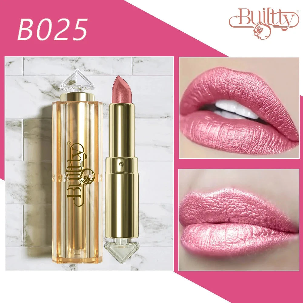 Mother Day Gift Makeup Beauty Matte Lipstick New Brand Cute Long Lasting Waterproof Lipstick Gliter Nude Colors - AMULET RING STORE