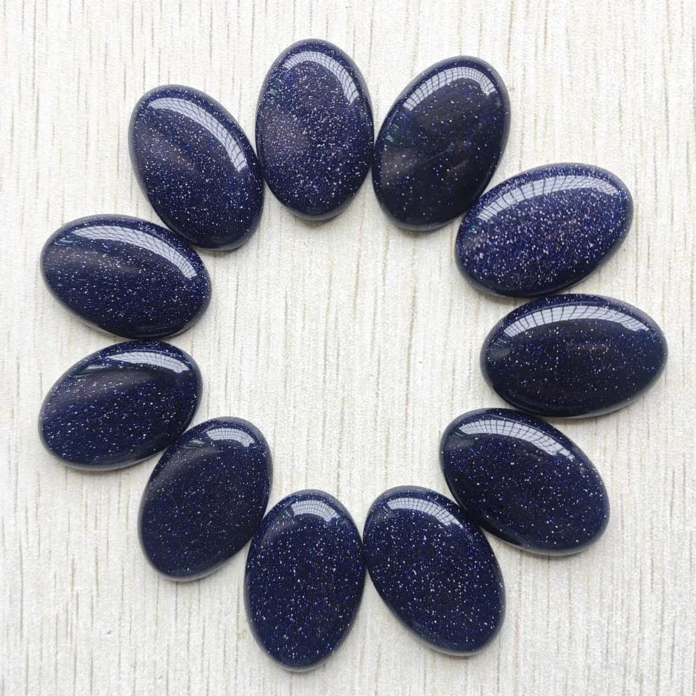 Wholesale 12pcs fashion natural stone mixed Oval CAB CABOCHON beads 20x30mm for Jewelry accessories making Fast shipping - AMULET RING STORE