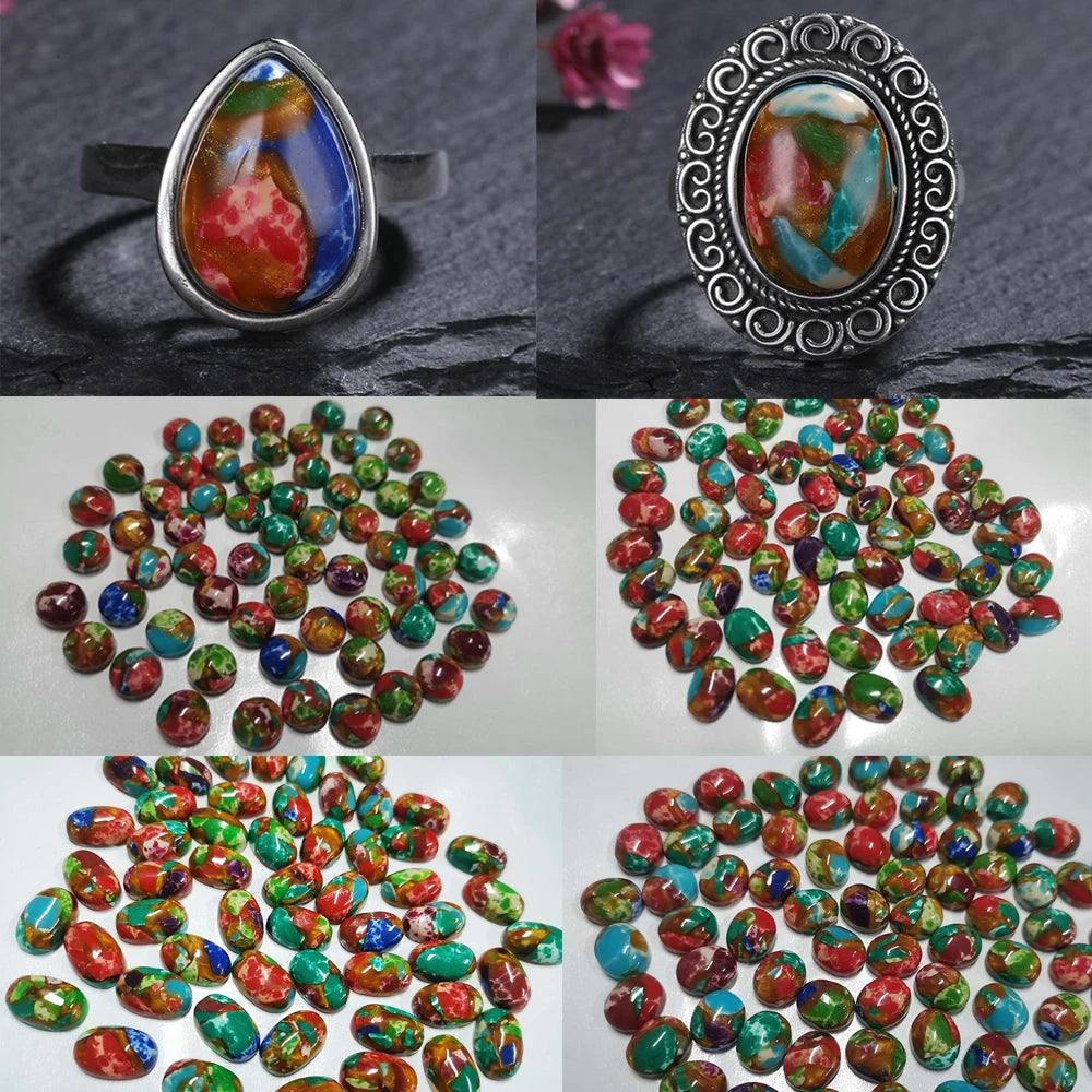 Vintage Natural Emperor Stone Ring S925 Silver Retro Hollow Luxury Fine Jewelry Wedding Gift for Women - AMULET RING STORE