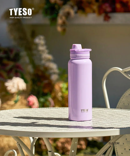 Tyeso Stainless Steel Thermos Water Bottle Portable Sport Vacuum Flask Keeps Cold and Heat Thermal Mug Insulated Car Tumbler Cup - AMULET RING STORE