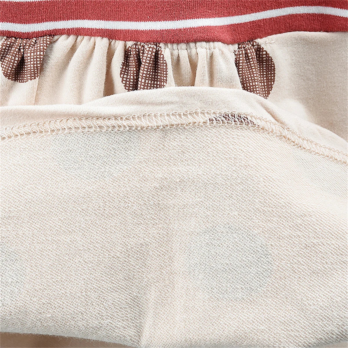 Spot Girls Dress Autumn Children Wear New Fashion Polka Dot Print Bow Long Sleeve Fake Two-piece Children's Skirt - AMULET RING STORE