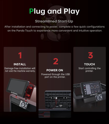 BIGTREETECH Panda Touch 5 Inch Touch Screen Multi-Printer Wireless Control Upgrade For Bambu Lab X1 P1 BambuLab A1 3D Printer