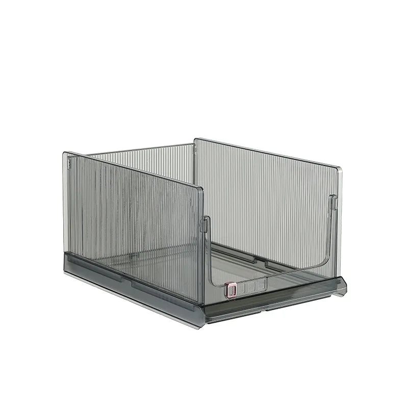 Large Capacity Foldable Storage Box Plastic Clothes Organizer Transparent Home Storage Trunk for Clothes Sundries Organizer - AMULET RING STORE