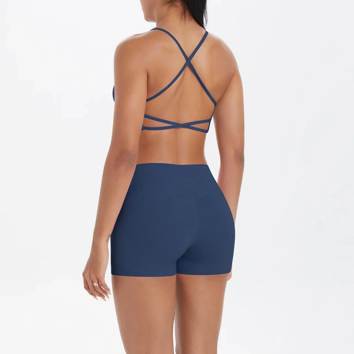 2PCS Yoga Set Nude Feeling Workout Sets Women Tracksuit Gym Push Up Fitness Running Workout Sportwear Sport Bra Leggings Suit