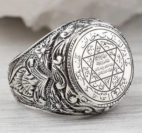 Vintage Men's Rings Bohemian Constellation Spell Array Ring Jewelry Free Shipping Party Gift Hot Selling AMULET RING STORE