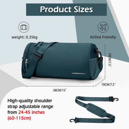 Sports Fitness Bag Women Travel Bag Multi-functional Handbag Yoga Bag Short-Distance Weekender Travel Package Swimming Gym Bags