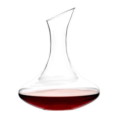 Household Red Wine Trumpet Crystal Glass Decanter 1000ml Red Wine Decanter Wine Pot Bar Wine Pourer Premium Carafe Thickened - AMULET RING STORE