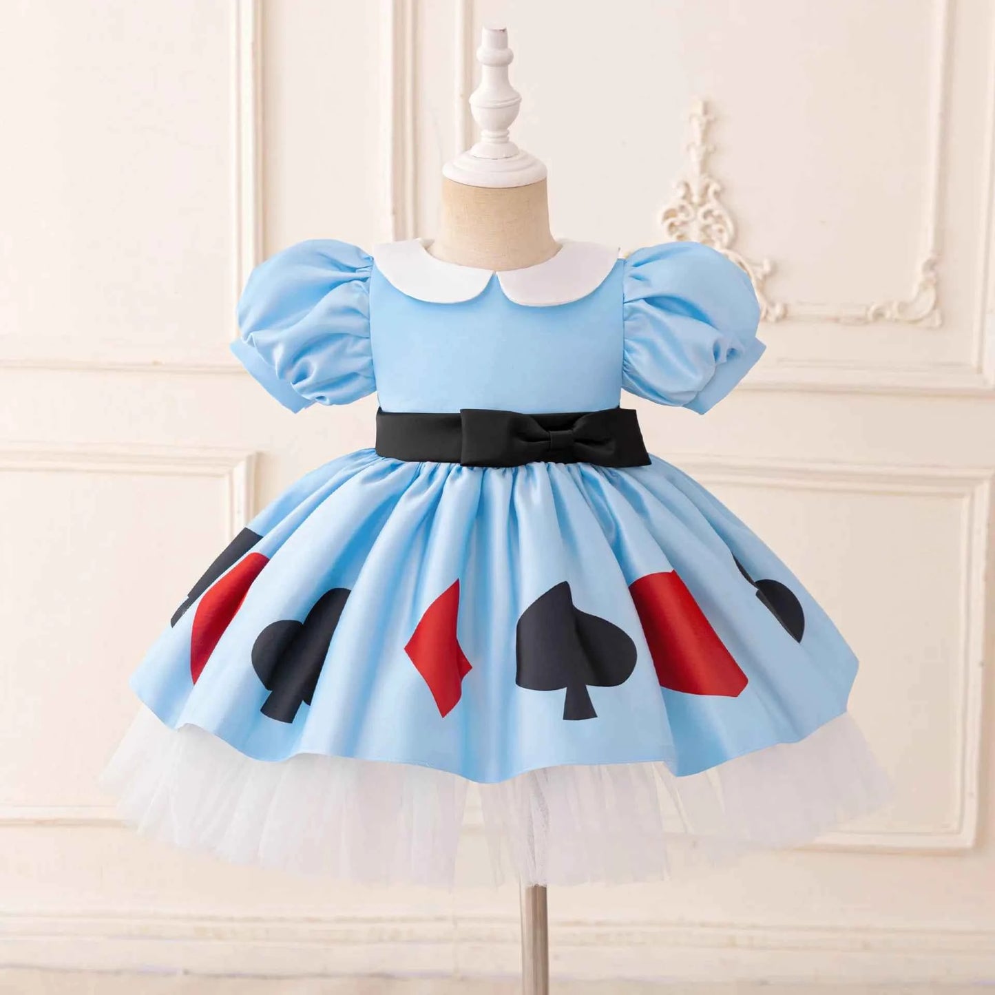 Princess Dress For Toddler Little Girl Luxurious Bow Gown Kids Birthday Party Clothes Halloween Carnival Children Princess Dress