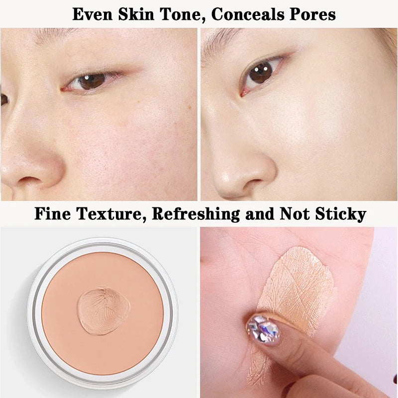 High Coverage Concealer Corrector Anti Dark Circle Whitening Cream Matte Foundation BB Cream for Face Makeup Base Cosmetics - AMULET RING STORE