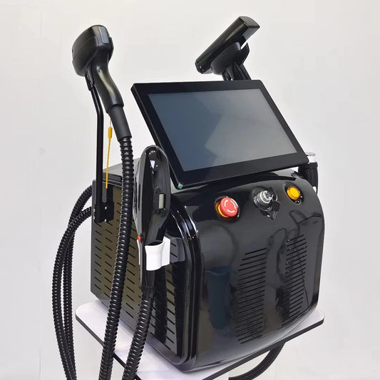 4in1 Soprano Titanium Ice Platinum RF Diode 755 808 940 1064nm 4 Wave Laser ND:YAG Machine Painless Hair Removal Machine 2025 - AMULET RING STORE