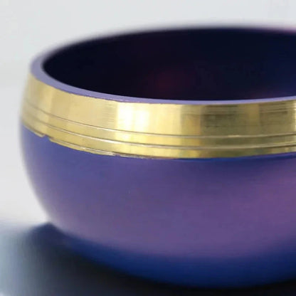 Nepal Handmade Buddha Singing Bowl Yoga Meditation Colorful Sound Therapy Tibetan Singing Bowls Healing Percussion Instruments - AMULET RING STORE